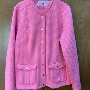 Isaac Mizrahi Dark pink blazer Sz L